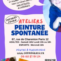 Ateliers 🎨PEINTURE SPONTANÉE Dépasser freins, routine, limites pour Grandir & Rayonner