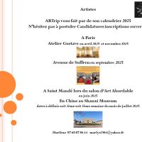 APPEL A CANDIDATURE    EXPOSITION COLLECTIVE  Paris, Saint Mandé, Shanxi Museum en Chine